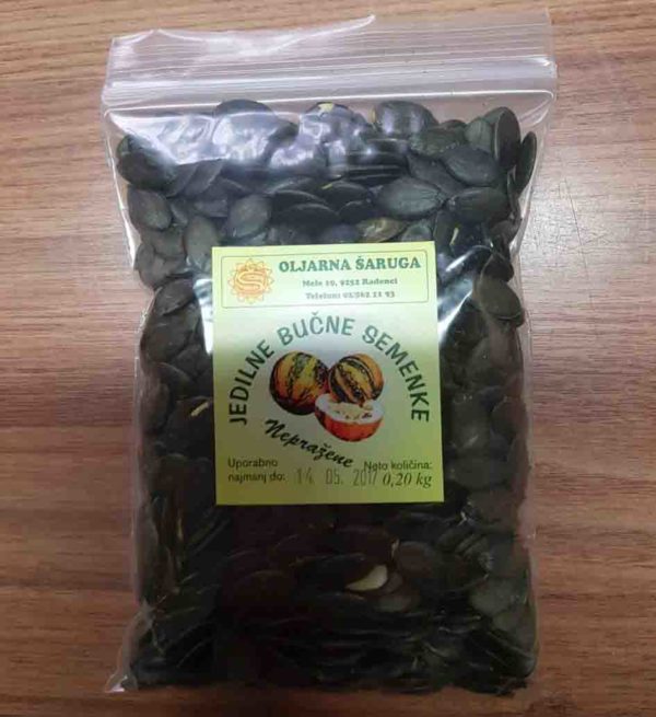 Naravna bučna semena 0,20kg