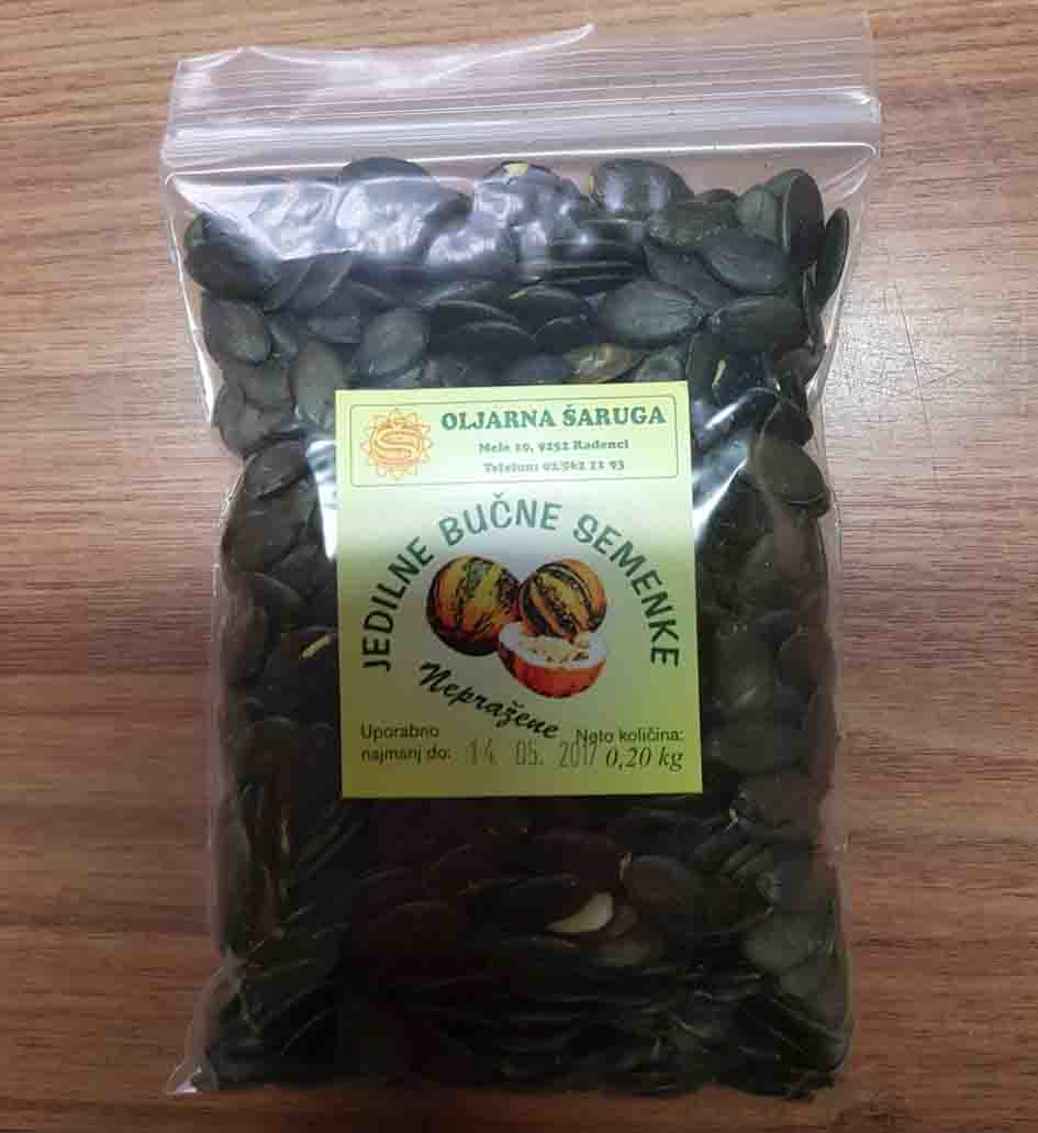 Naravna bučna semena 0,20kg